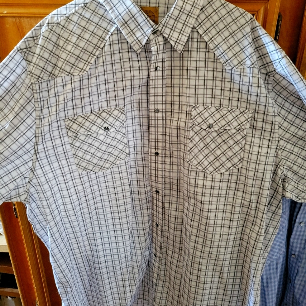 Men's western long sleeve shirt